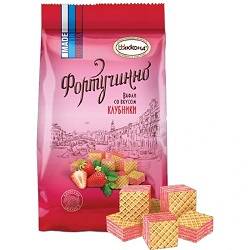 ویفر روس فورتوچینو توت فرنگی 125 گرم